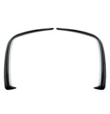 A Class - W176 Facelift: Gloss Black Rear Canards Fins 16-18