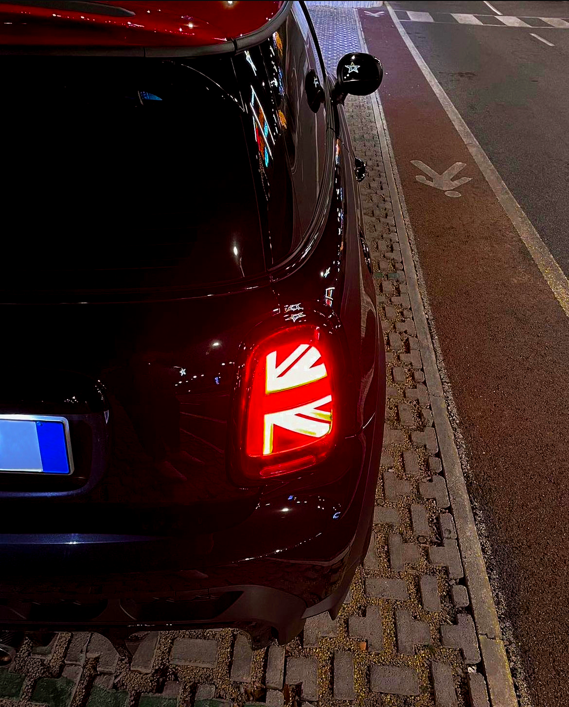 Smps2012 Gen 3 Mini F56 Smoked LED Union Jack Rear Tail Lights – With Piano Black Trims