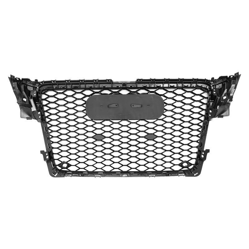 A4 - B8 Pre-Facelift: Gloss Black RS Honeycomb Grill 08-12