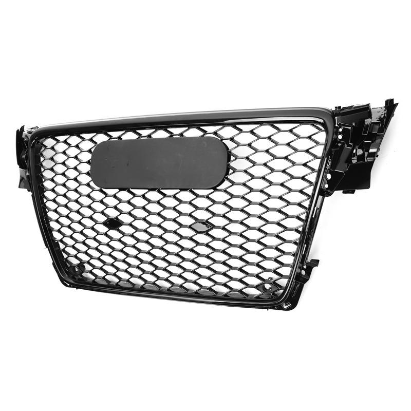 A4 - B8 Pre-Facelift: Gloss Black RS Honeycomb Grill 08-12