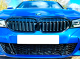 3 Series - G20 Pre-Facelift: Gloss Black Single Slat Grill 19-22