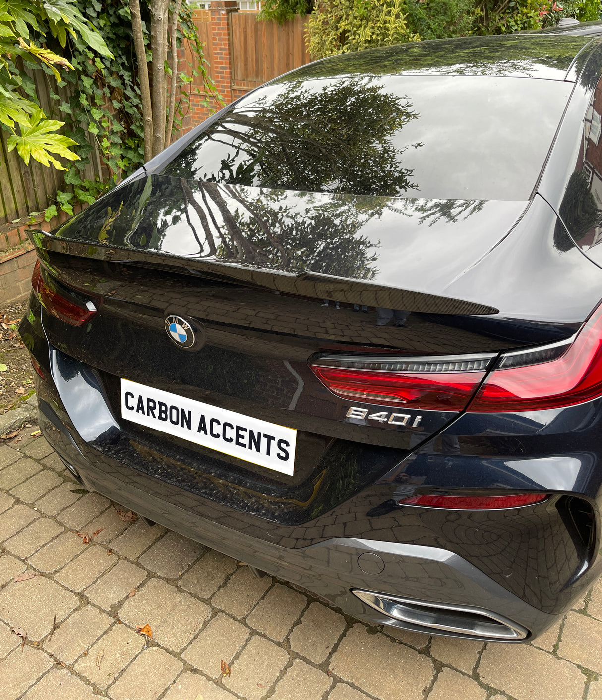 M8 - F93: Pre-Preg Dry Carbon Fibre V Style Spoiler 18+