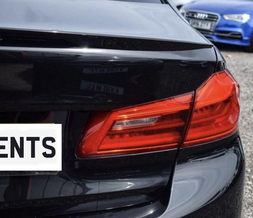 在庫あり！【EXTREME SPOILER】BMW 5シリーズ E39 M5 フロント リップ スポイラー HM型 カーボン 1998-2003 BMW 5 Series M5 G30 F90 - Gloss Black CS Style Rear Spoiler