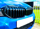 3 Series - G20 Pre-Facelift: Gloss Black Single Slat Grills 19-22