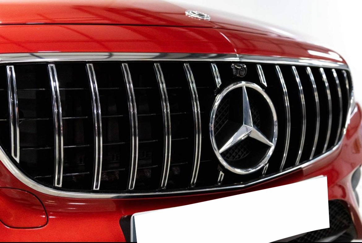 E Class - W213/C238: Chrome & Black Panamericana GT Grill 16-20