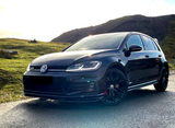 Golf - MK7.5 GTI/GTD/R: Gloss Black Front Splitter 17-19