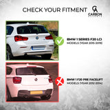 1 Series - F20/F21 Facelift LCI: Gloss Black Double Slat Grill 15-19