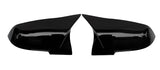 3 Series - F30/F31: Gloss Black M Style Wing Mirror Covers 12-18