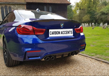 M4 - F82: Carbon Fibre M4 Style Spoiler - Carbon Accents