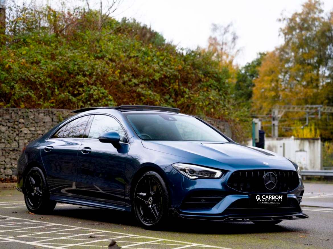 CLA - W118 Pre-Facelift: Gloss Black GT Panamericana Style Grill 19-23