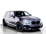 1 Series - F20/F21 Facelift LCI: Gloss Black Single Slat Grill 15-19