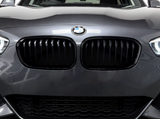 1 Series - F20/F21 Facelift LCI: Gloss Black Single Slat Grill 15-19