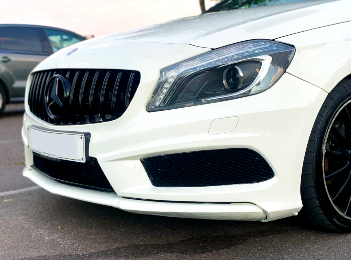 A Class - W176 Pre-Facelift: Gloss Black Panamericana GT Grill 13-15