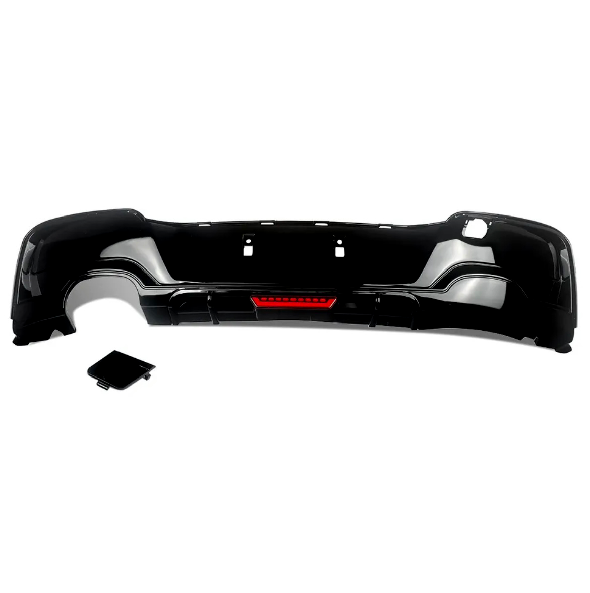 BMW 1 Series F20 F21 Pre-Facelift LED Twin Diffuser Gloss Black ...