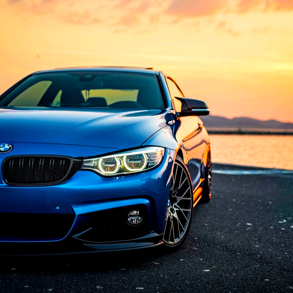 4 Series - F32/F33/F36: Gloss Black Double Slat Grill 14-20