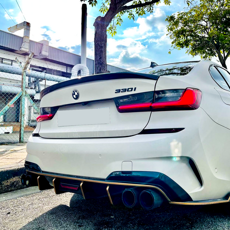 3 Series - G20: Gloss Black Performance Style Spoiler 19+