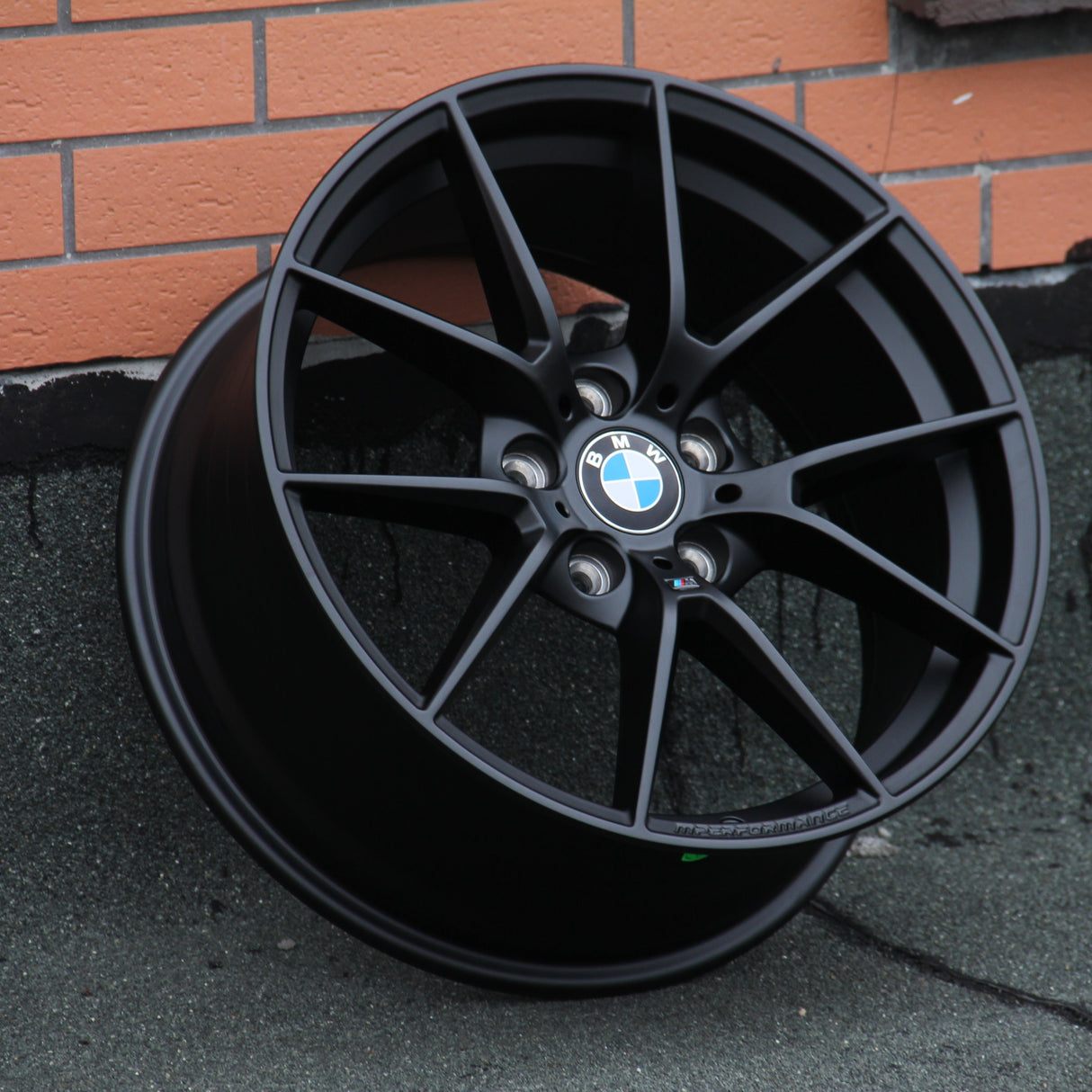 BMW 1 Series Alloy Wheels Satin Black M3 CS 763M Style – Carbon Accents