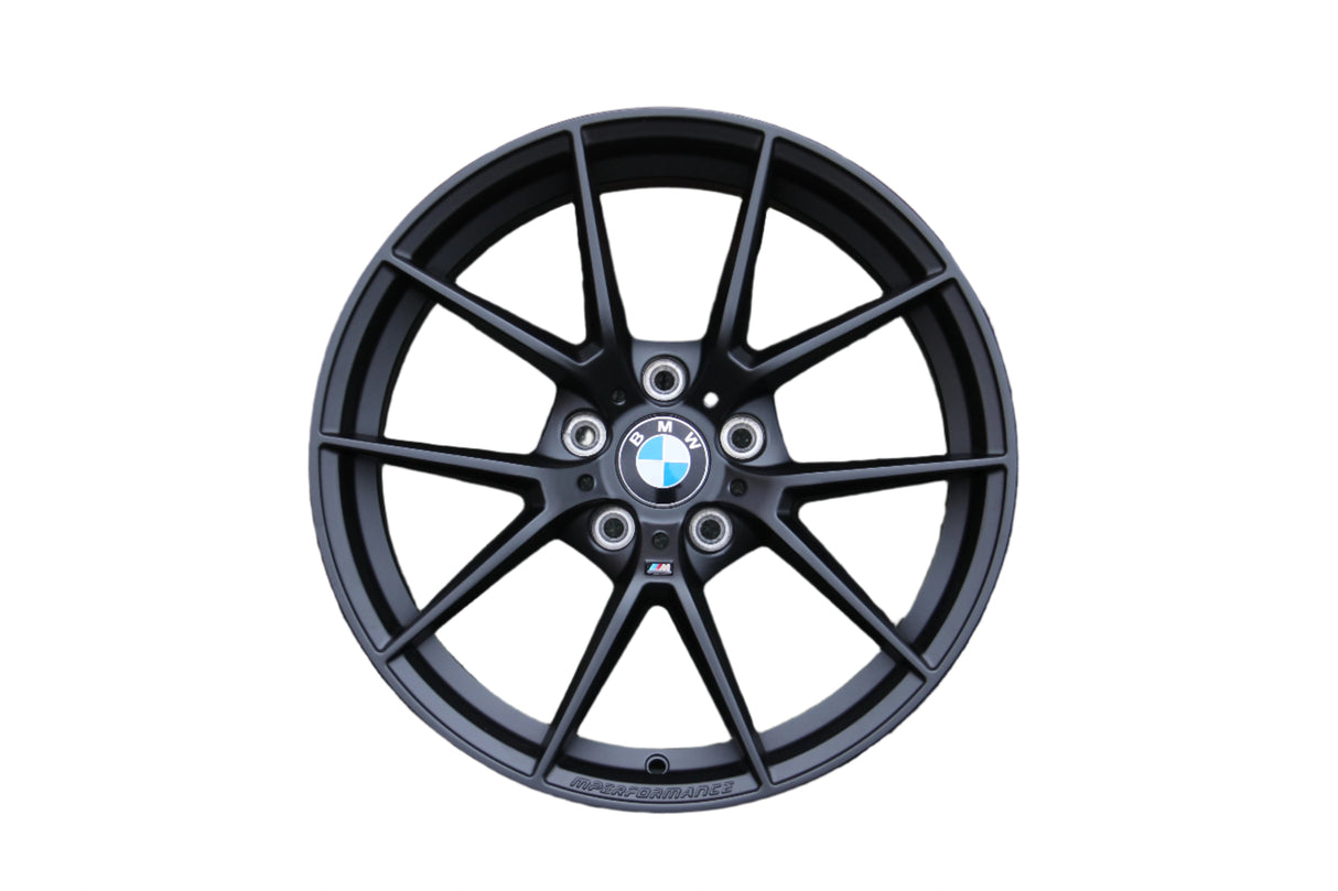 4 Series - F32/F33: 18" Satin Black 'M3 CS 763M' Style Alloy Wheels 13-20