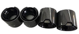 M4 - G82/G83: Carbon Fibre Gloss Black M Performance Style Exhaust Tips 21+