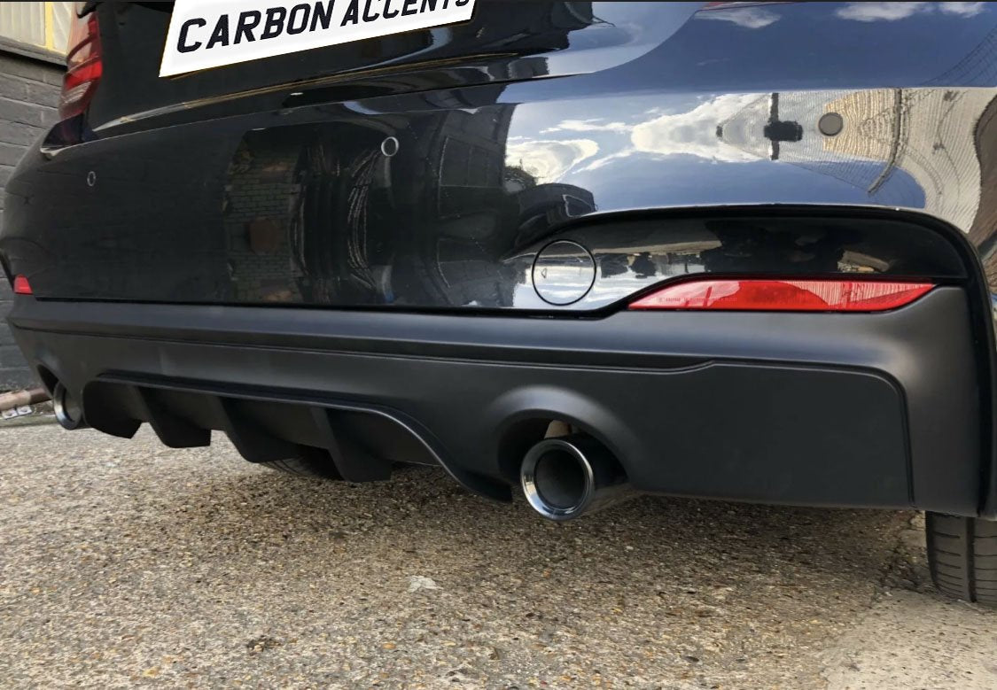 2 Series - F22/F23: Matt Black Dual Exhaust Diffuser 14-21