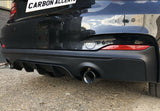 2 Series - F22/F23: Matt Black Dual Exhaust Diffuser 14-21