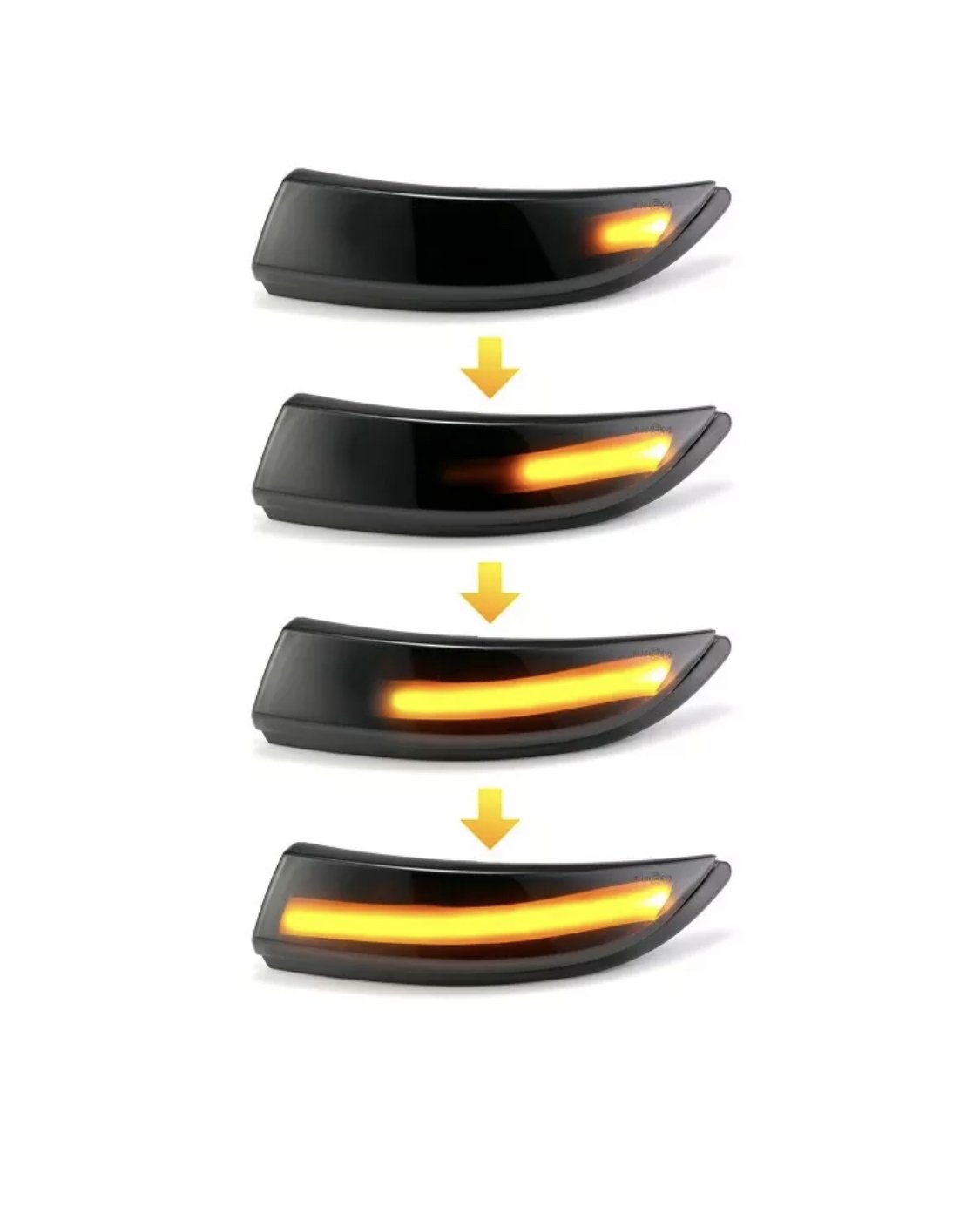 Ford - Fiesta: Dynamic Mirror Indicator Lights 11-18