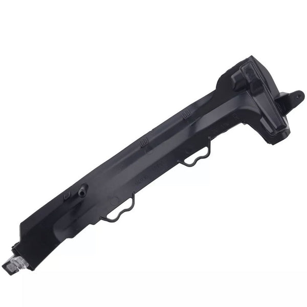 A black plastic car part with multiple hooks and a clip, likely a connector or bracket, displayed on a plain white background. Indented markings include "DP" and "49/10 10PA."