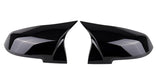 3 Series - F30/F31: Gloss Black M Style Wing Mirror Covers 12-18