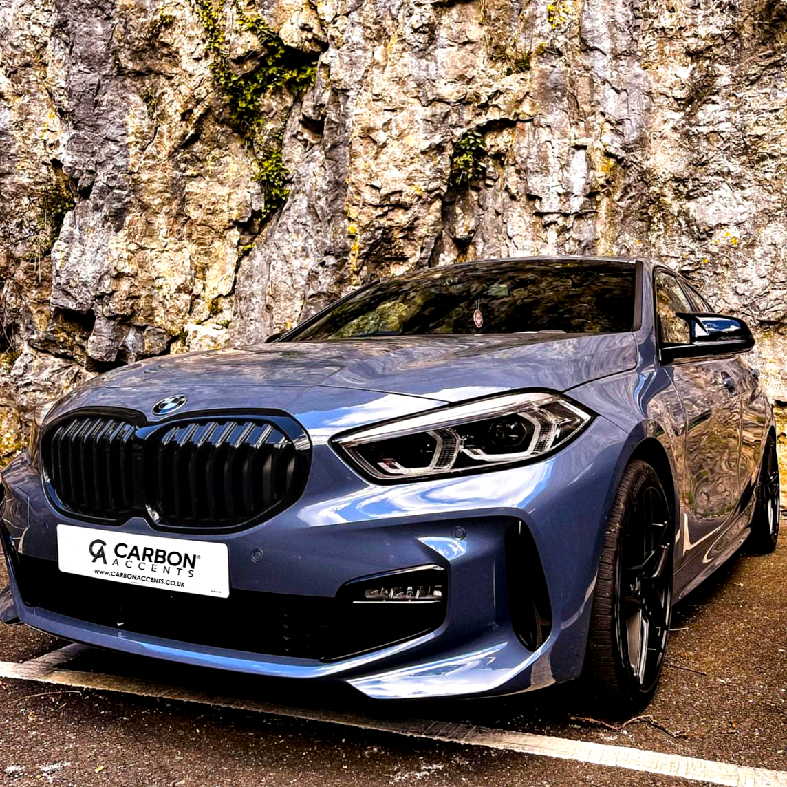 1 Series - F40: Gloss Black M Style Mirror Covers 20-24