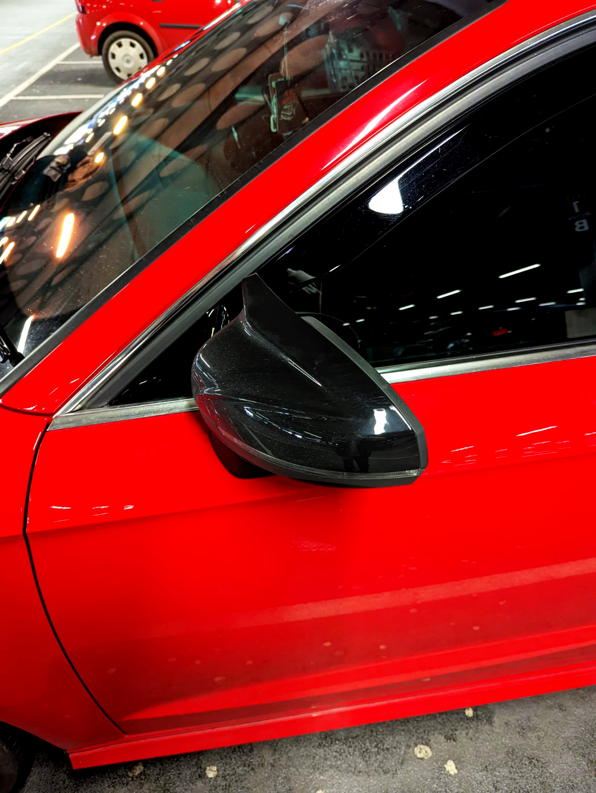 A3 - 8V: Gloss Black M Style Wing Mirrors 13-20