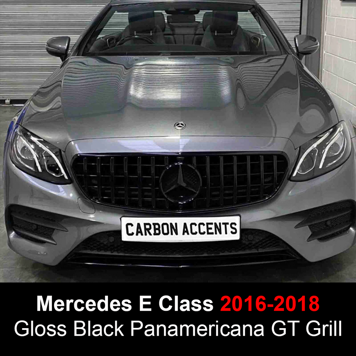 E Class - W213/S213/C238/A238: Gloss Black Panamericana GT Grill 16-20