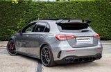 A Class - W177: A45 Style Gloss Black Diffuser & Tailpipes 18+