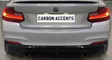 2 Series - F22/F23: Gloss Black Dual Exhaust Diffuser 14-21