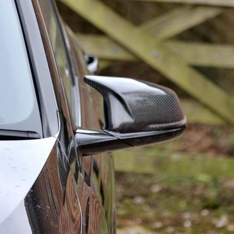 1 Series - F40: Carbon Fibre M Style Mirror Covers 2020+ - Carbon Accents