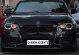 1 Series - F20/F21 Pre-Facelift: Gloss Black Double Slat Grill 11-14