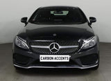 C Class - W205/C205 Pre-Facelift: Chrome Diamond Style Grill 14-18