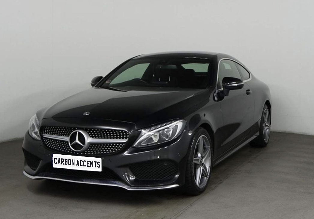 C Class - W205/C205 Pre-Facelift: Chrome Diamond Style Grill 14-18